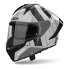 Kask integralny AIROH MATRYX SCOPE LIGHT GREY biały szary czarny