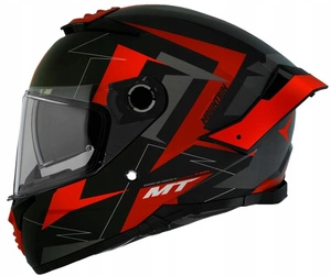 Kask integralny MT THUNDER 4 SV MOUNTAIN MATT RED czarny czerwony szary