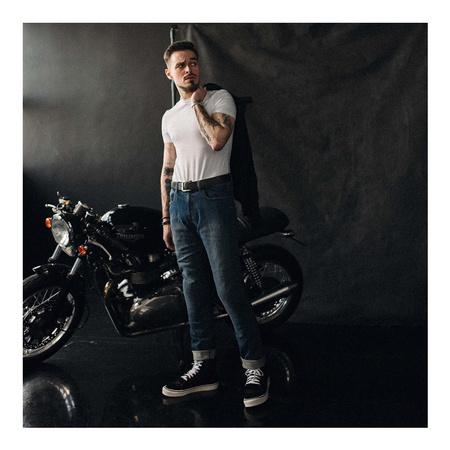 Jeansy motocyklowe BROGER CALIFORNIA WASHED BLUE niebieski