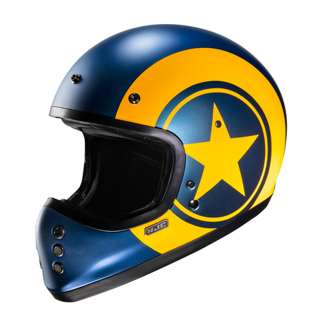 Kask integralny HJC V60 NYX BLUE/YELLOW niebieski żółty