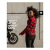 Jeansy motocyklowe damskie SECA FLEX BLACK czarny