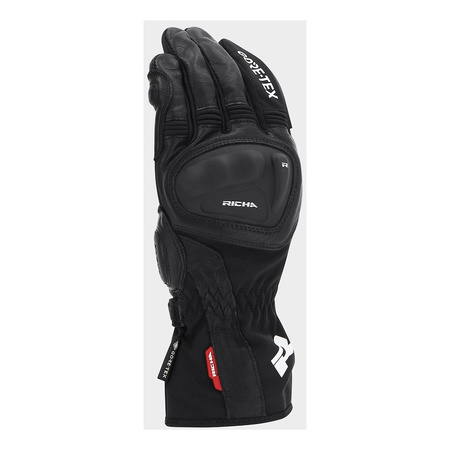 Rękawice ocieplane i wodoodporne RICHA HURRICANE GORE-TEX BLACK czarny biały