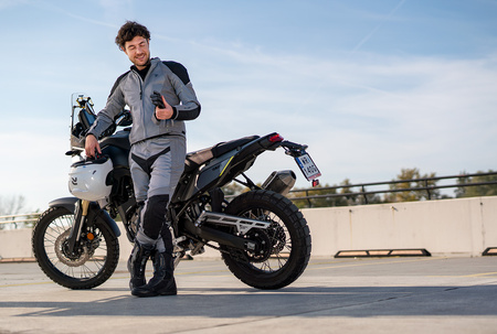 Kurtka tekstylna SHIMA JET GREY szary