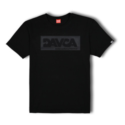 Koszulka T-shirt DAVCA LOGO BLACK MATT czarny