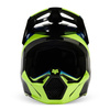 Kask cross FOX V1 STREAK BLACK/YELLOW żółty fluo niebieski czarny