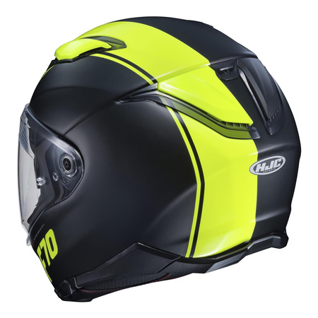 Kask integralny HJC F70 MAGO BLACK/FLO czarny żółty fluo