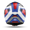 Kask integralny AIROH ST501 SQUARE BLUE/RED GLOSS biały niebieski czerwony czarny