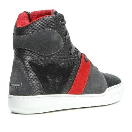 Trampki motocyklowe damskie DAINESE YORK AIR LADY BLACK/RED czarny czerwony