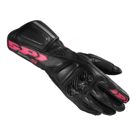 Rękawice sportowe damskie SPIDI STR-5 LADY BLACK/FUCHSIA czarny różowy