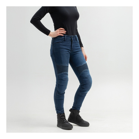 Jeansy motocyklowe damskie BROGER AURA LADY BLUE niebieski