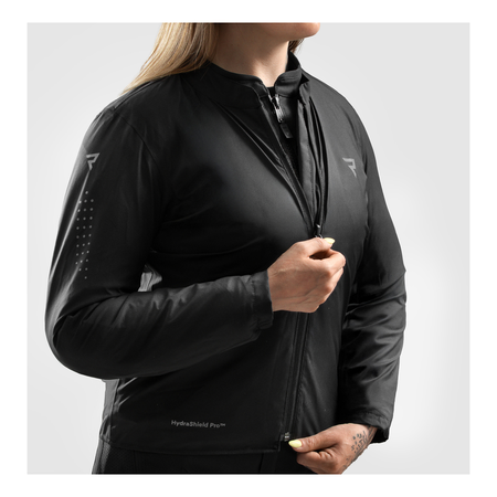 Kurtka tekstylna damska REBELHORN HIFLOW V LADY BLACK/GREY/FLUO PINK czarny szary różowy