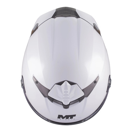 Kask integralny MT THUNDER 4 R SV PURE A0 GLOSS biały