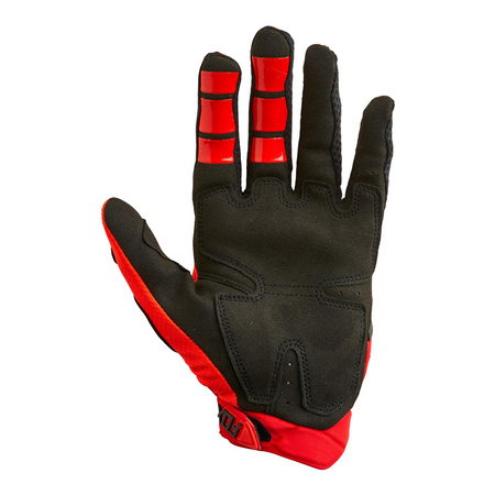 Rękawice cross FOX PAWTECTOR FLUORESCENT RED czerwony fluo czarny