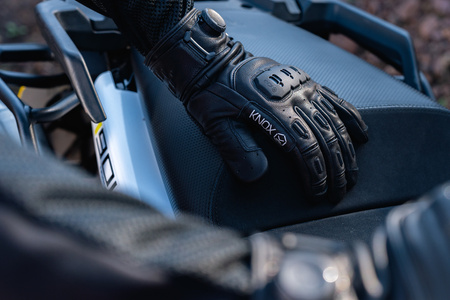 Rękawice miejskie KNOX ORSA LEATHER MK3 BLACK czarny