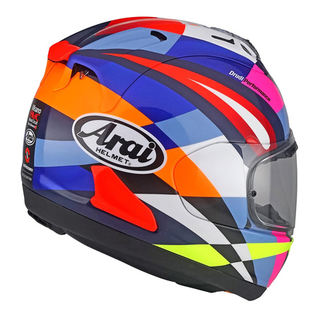 Kask integralny ARAI RX-7 V EVO MISANO niebieski żółty fluo biały różowy czerwony pomarańczowy