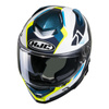 Kask integralny HJC RPHA 71 HAPEL BLUE/YELLOW niebieski żółty fluo biały czarny