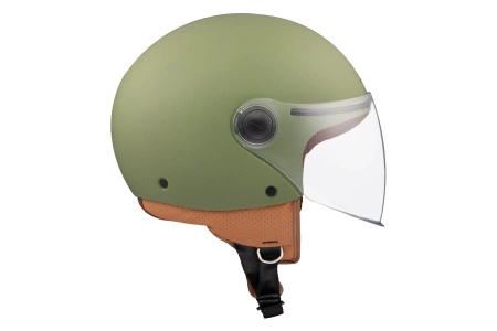 Kask otwarty MT STREET S SOLID GREEN zielony