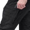 Spodnie tekstylne OZONE UNION II BLACK czarny