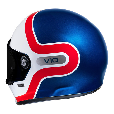 Kask integralny HJC V10 GRAPE BLUE/RED niebieski czerwony biały