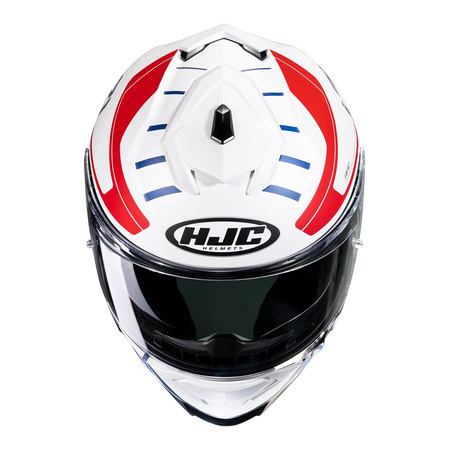 Kask integralny HJC I71 SIMO WHITE/RED/BLUE biały czerwony niebieski
