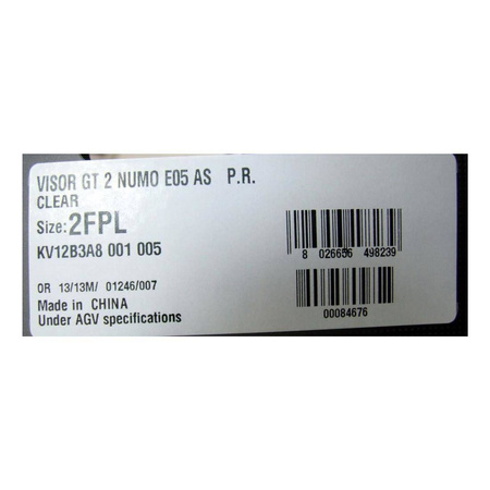 Wizjer szyba do kasku AGV COMPACT ST CLEAR przezroczysty