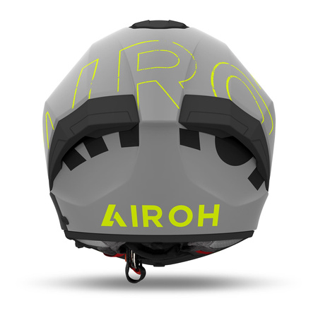 Kask integralny AIROH MATRYX SCOPE YELLOW MATT szary żółty fluo czarny