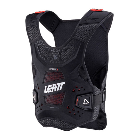 Koszulka z ochraniaczami LEATT REAFLEX BLACK czarny
