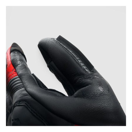 Rękawice miejskie REBELHORN VIPER BLACK/GREY/FLUO RED czarny szary czerwony fluo