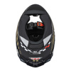 Kask integralny NZI TRENDY FLAG BLACK GOLD MATT czarny złoty