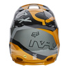 Kask cross dziecięcy FOX JUNIOR V1 SKEW BLACK/GOLD czarny złoty szary