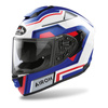 Kask integralny AIROH ST501 SQUARE BLUE/RED GLOSS biały niebieski czerwony czarny