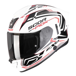 Kask integralny SCORPION EXO-530 AIR SLOPE WHITE/BLACK/RED biały czarny czerwony