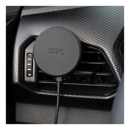 Uchwyt do mocowania SP CONNECT CHARGING VENT MOUNT SPC+ NA KRATKĘ WENTYLACJI Z ŁADOWARKĄ BLACK czarny