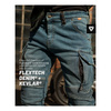 Jeansy motocyklowe SECA SQUARE II BLUE niebieski