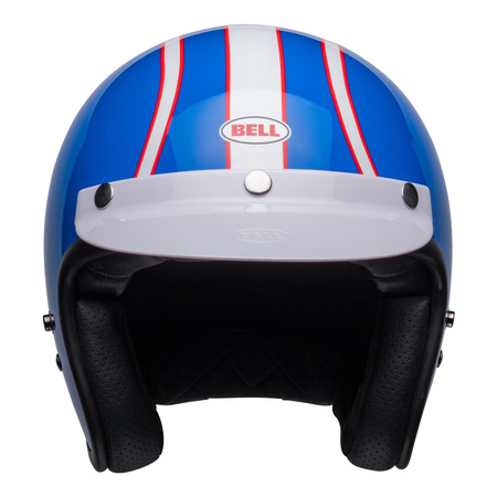 KASK BELL CUSTOM 500 SIX DAY MCQUEEN BLUE/WHITE