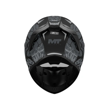 Kask integralny MT STINGER 2 TAGGER BLACK/GREY MATT czarny szary