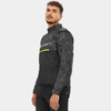 Kurtka tekstylna SHIMA DRIFT MEN CAMO czarny szary żółty fluo