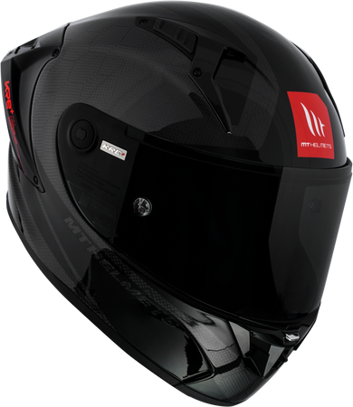 Kask integralny MT KRE+ S SOLID GLOSS CARBON/BLACK czarny