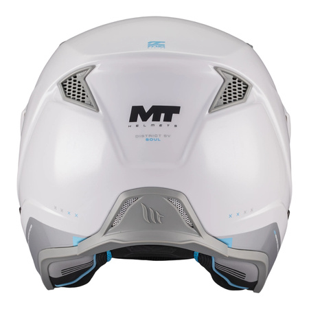 Kask otwarty MT DISTRICT SV S SOUL A2 GLOSS biały