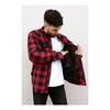 Koszula motocyklowa BROGER ALASKA RED/BLACK czarny czerwony