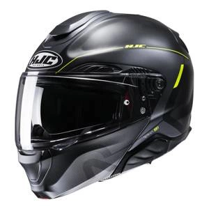 Kask szczękowy HJC RPHA 91 COMBUST BLACK/YELLOW czarny żółty fluo