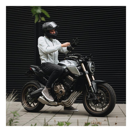 Jeansy motocyklowe REBELHORN NOMAD TAPERED FIT WASHED BLACK czarny