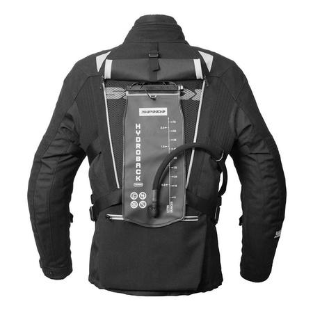Kurtka tekstylna SPIDI ALLROAD BLACK czarny
