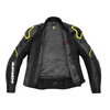 Kurtka skórzana SPIDI EVORIDER 2 BLACK/YELLOW FLUO czarny żółty fluo
