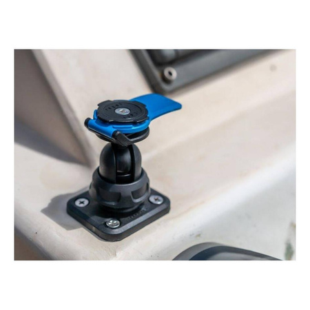 Podstawa QUAD LOCK 360 płaska prostokątna z 4 otworami czarny