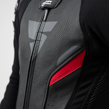 Kombinezon jednoczęściowy SHIMA HYPER RS BLACK/RED czarny czerwony szary