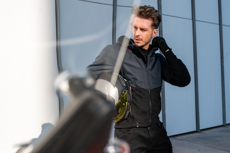 Bluza motocyklowa SHIMA DAYBREAKER MEN GREY szary