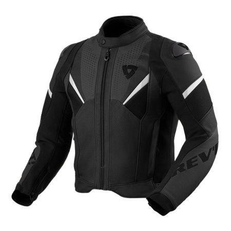 Kurtka skórzana REVIT AUTOMATE BLACK czarny