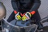 Rękawice sportowe SHIMA ST-3 MEN FLUO czarny czerwony biały żółty fluo