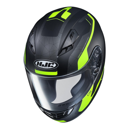 Kask integralny HJC CS-15 DOSTA BLACK/FLO czarny żółty fluo szary
